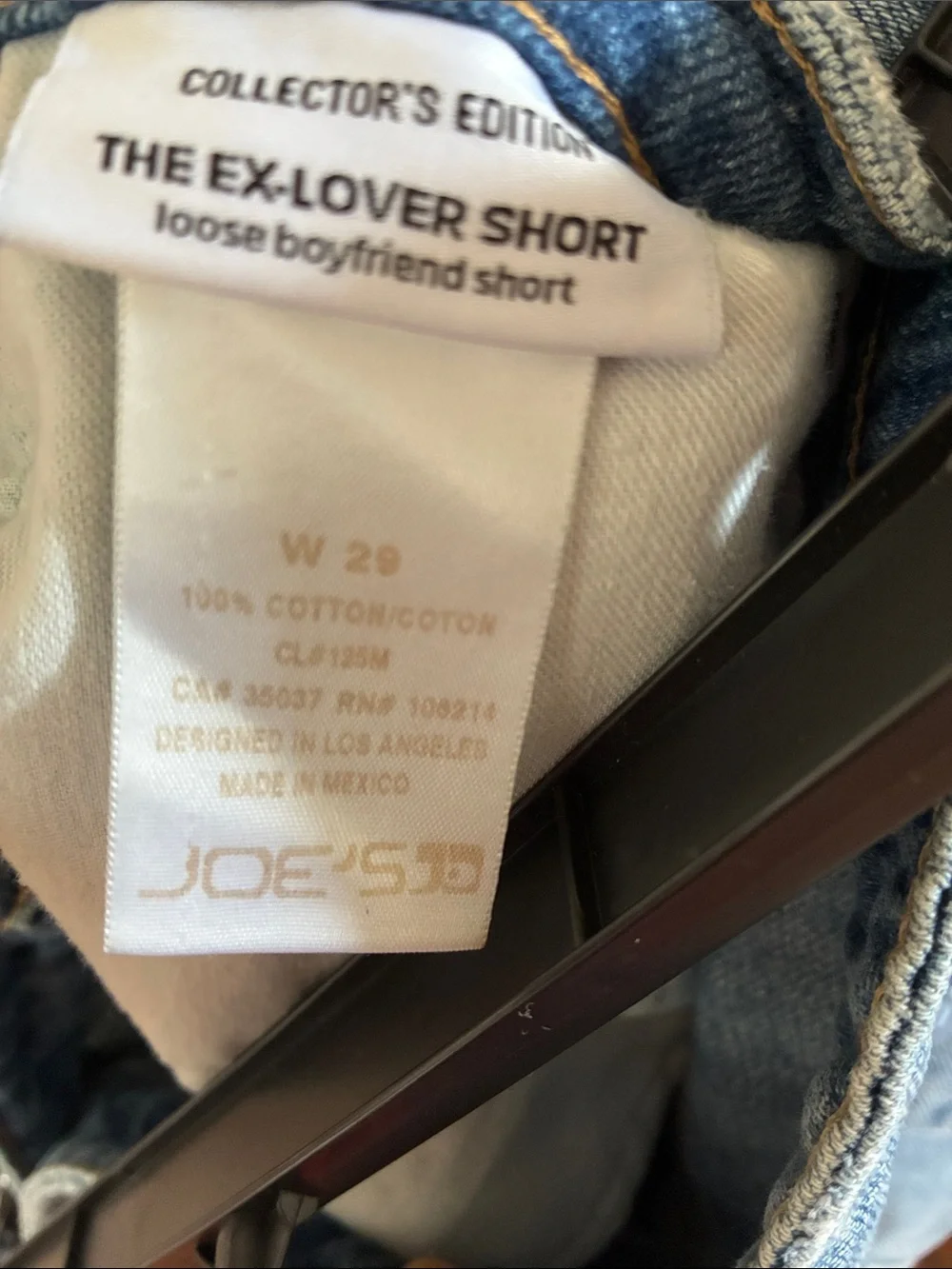 Joe's Jeans Light Blue Distressed Denim Shorts - Picture 7 of 11